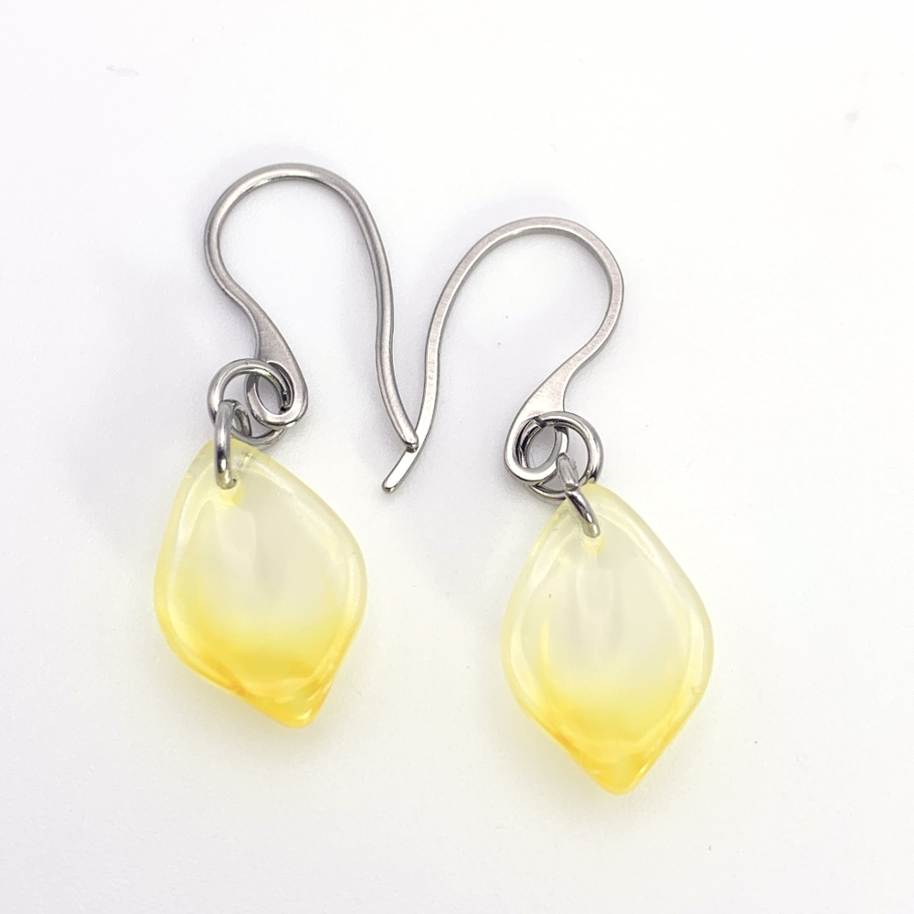 Lemon Drop Hook Earrings